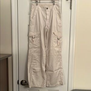 Cream khaki Cargo Pants
